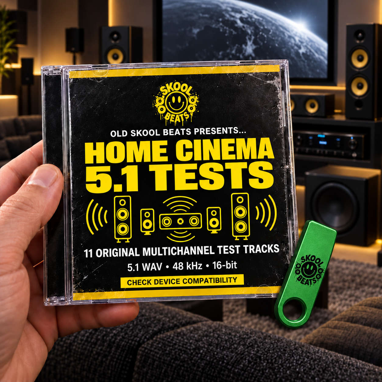5.1 Surround Sound Test USB