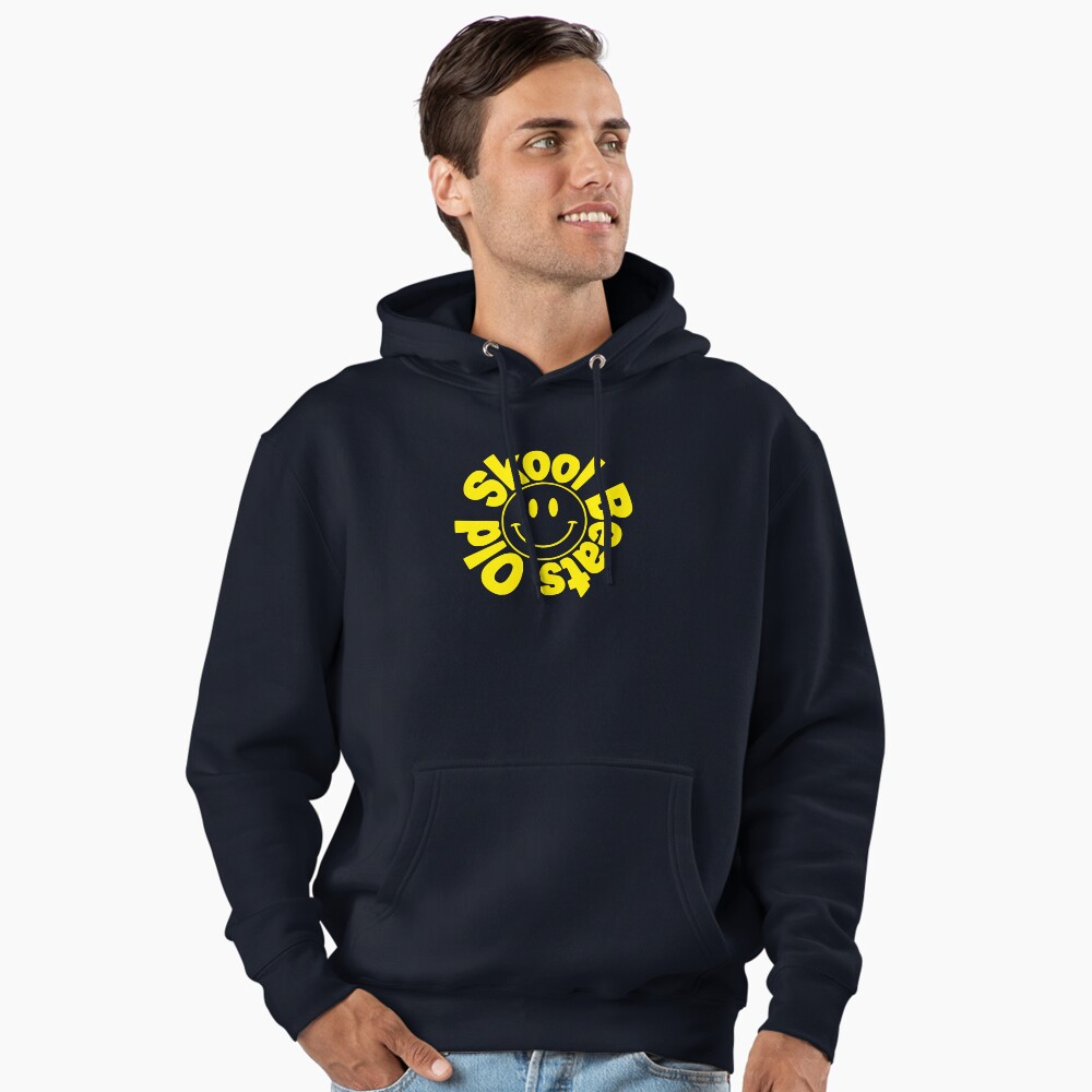 Old Skool Beats yellow logo pullover hoodie
